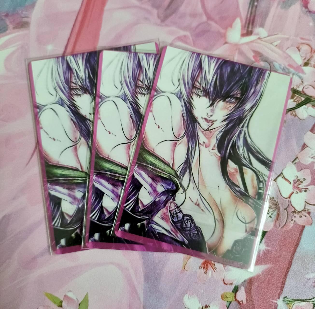 龙虎卡牌-八三场（满200元包邮，无佣金，每周六结拍，欢迎送拍） 钻闪3张 某动漫女主小套