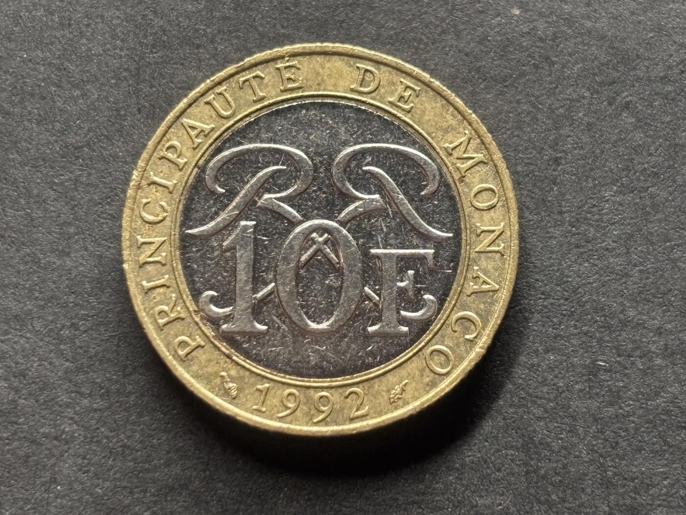 邮泉阁外国硬币限时拍卖第四十六场 （硬币在国外，请付邮费6元） 摩纳哥