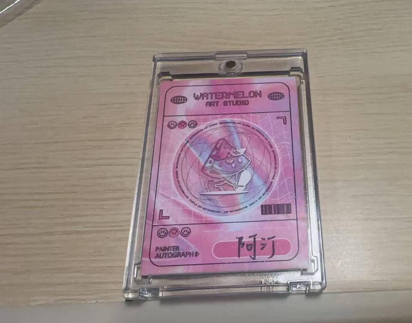 龙虎卡牌-八三场（满200元包邮，无佣金，每周六结拍，欢迎送拍） 【亲签】手绘卡 西瓜工作室 阿汀 - 美女 (全网唯一版面)