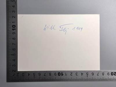 小驴勋章奖章收藏4月18日周六晚六点拍卖（珍爱和平，收藏战争，铭记历史，勿忘国耻，忠党爱国。有偿代拍，送拍规则在简介最后，参拍须阅读规则后再参拍，关系到运费包装发货时效真假辨别等关键信息，拍卖时不再发原图，看大图店主微信码在拍卖店铺介绍里或者找我要） 党卫军102重营装甲王牌Willi Fey战后爱克发相纸正反双亲笔签名