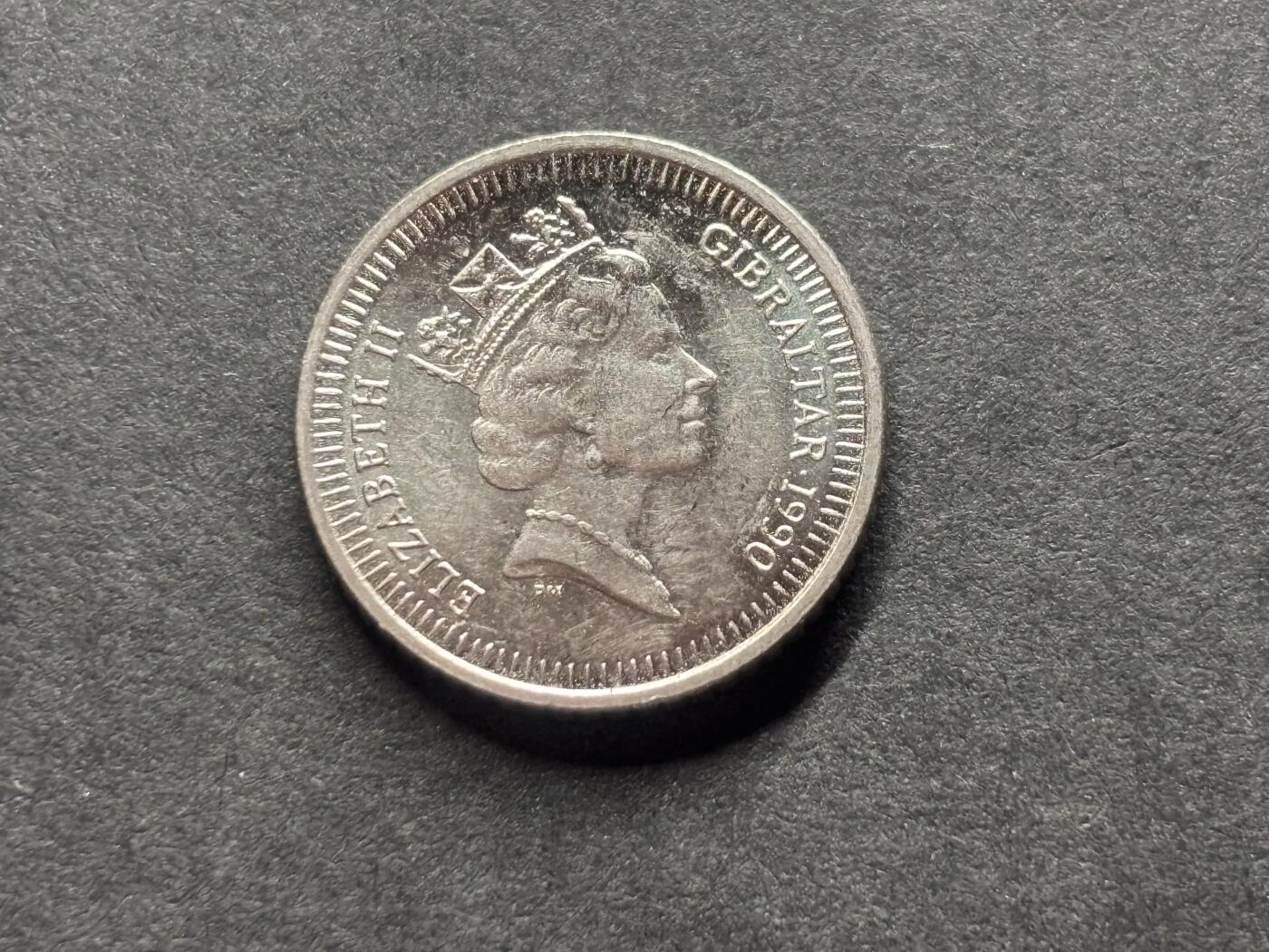 邮泉阁外国硬币限时拍卖第四十六场 （硬币在国外，请付邮费6元） 直布罗陀