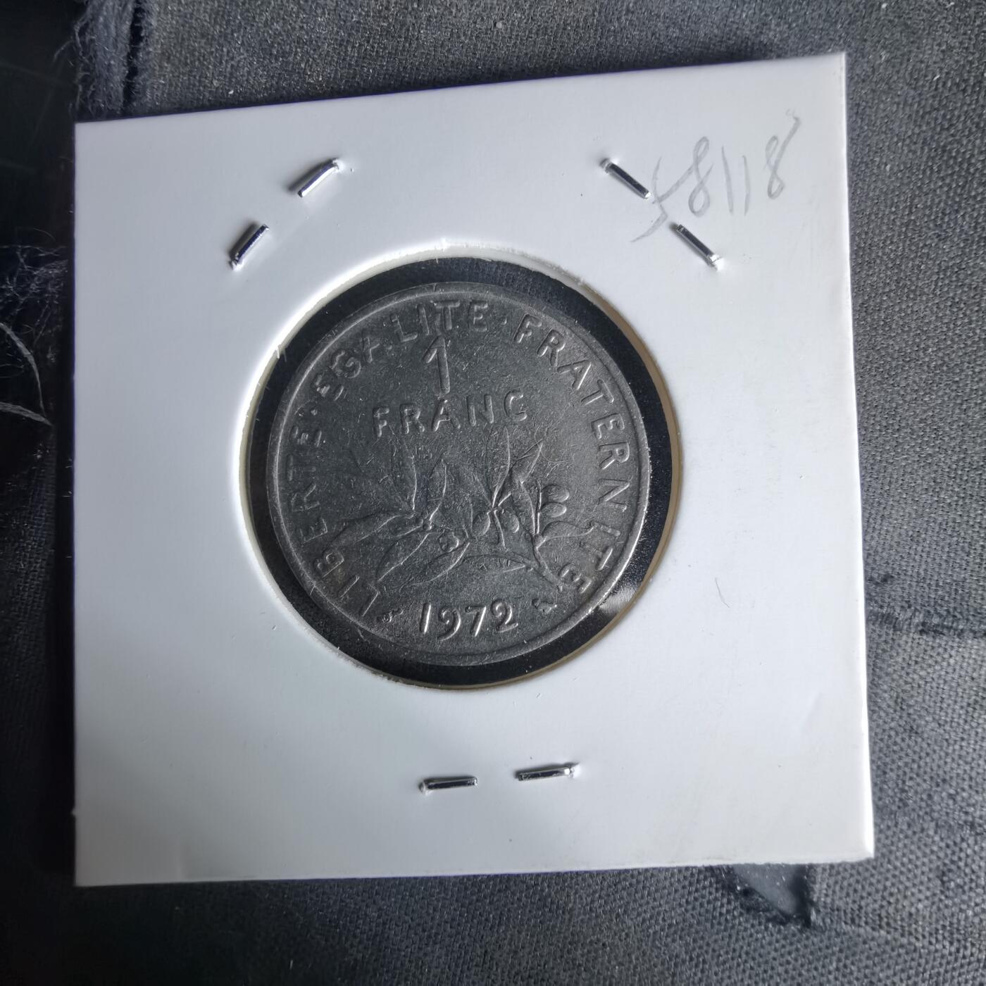 沼泽如烟--第1058场 法国1972年1法郎