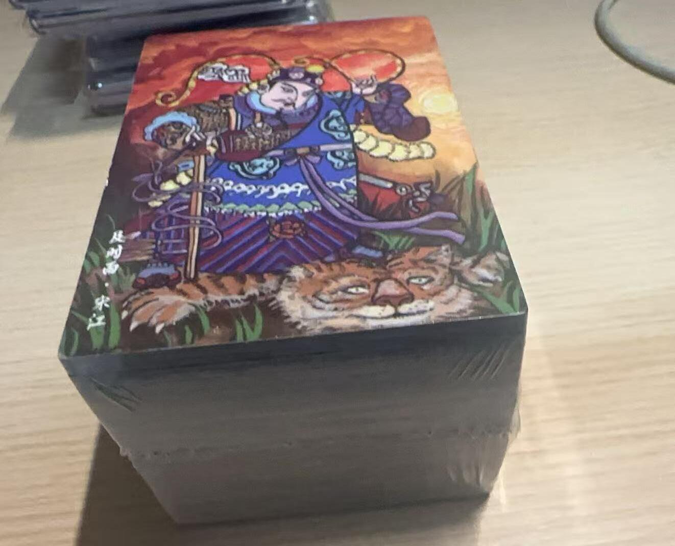 龙虎卡牌-八三场（满200元包邮，无佣金，每周六结拍，欢迎送拍） 【原封套卡】普卡108张 孙忠会 - 年画水浒传 全套