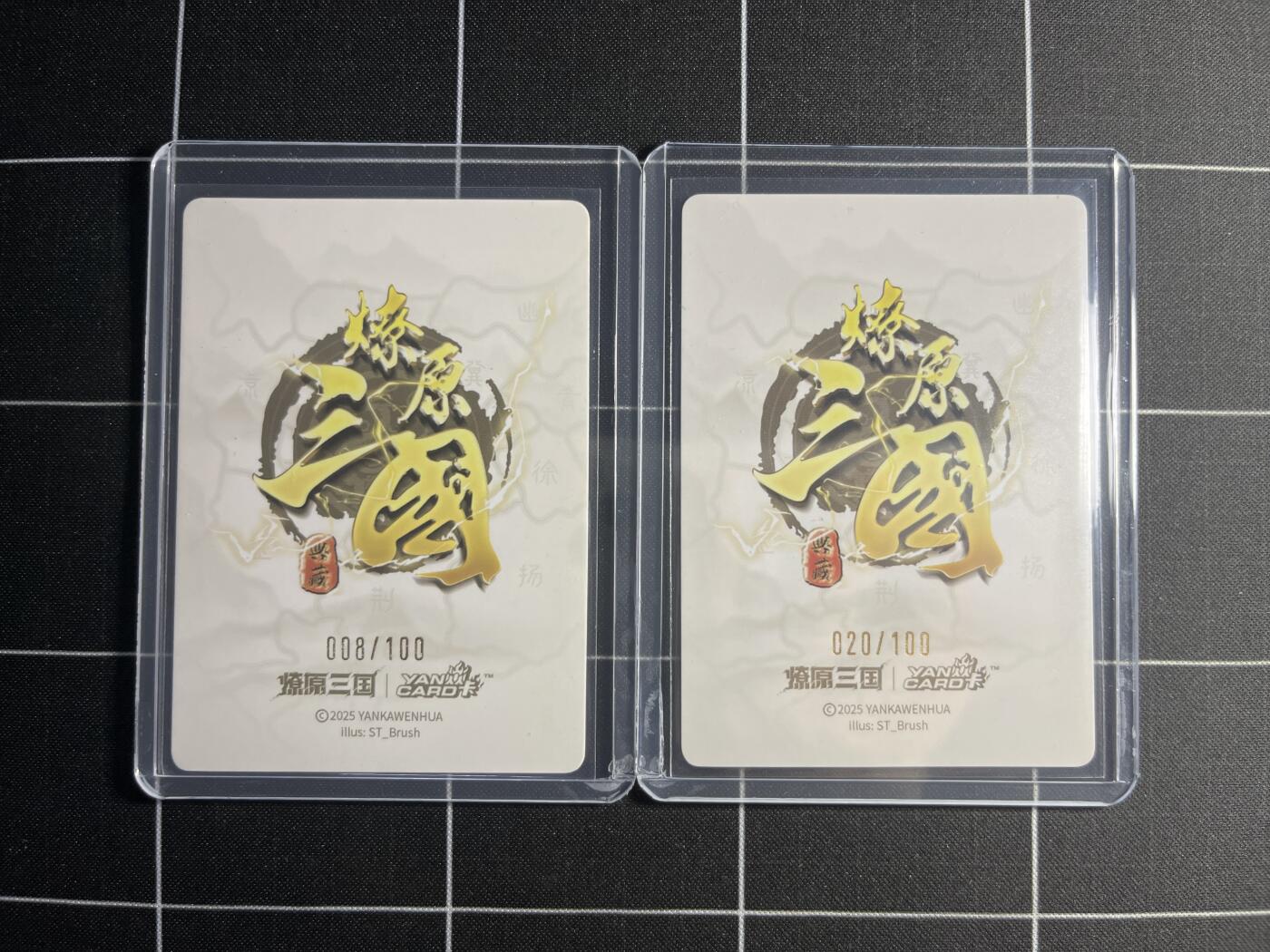 欢迎送拍、零成本上架，释放现金流，合理分配上拍卡品 【8/100&20/100】ST刷子 大乔一对（双服饰） 焱卡文化&燎原三国