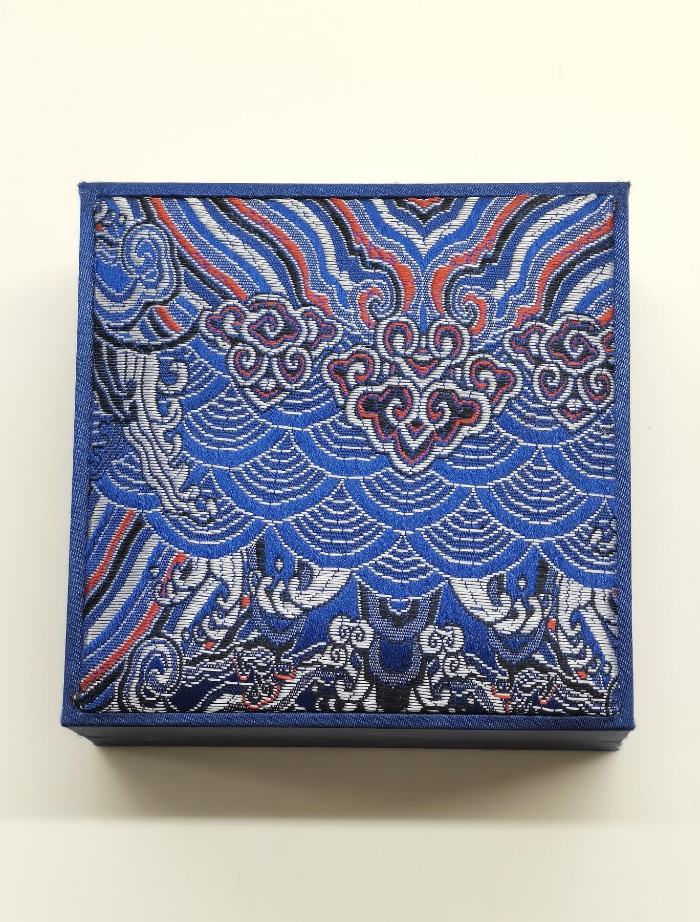 博洋堂世界钱币拍卖第168期（全场包邮） 纽埃2003年1元2枚阴阳和合局部错金仿古异形银币套 中国虎符系列-大印虎符 2X1盎司999银 发行量：199套 盒证全