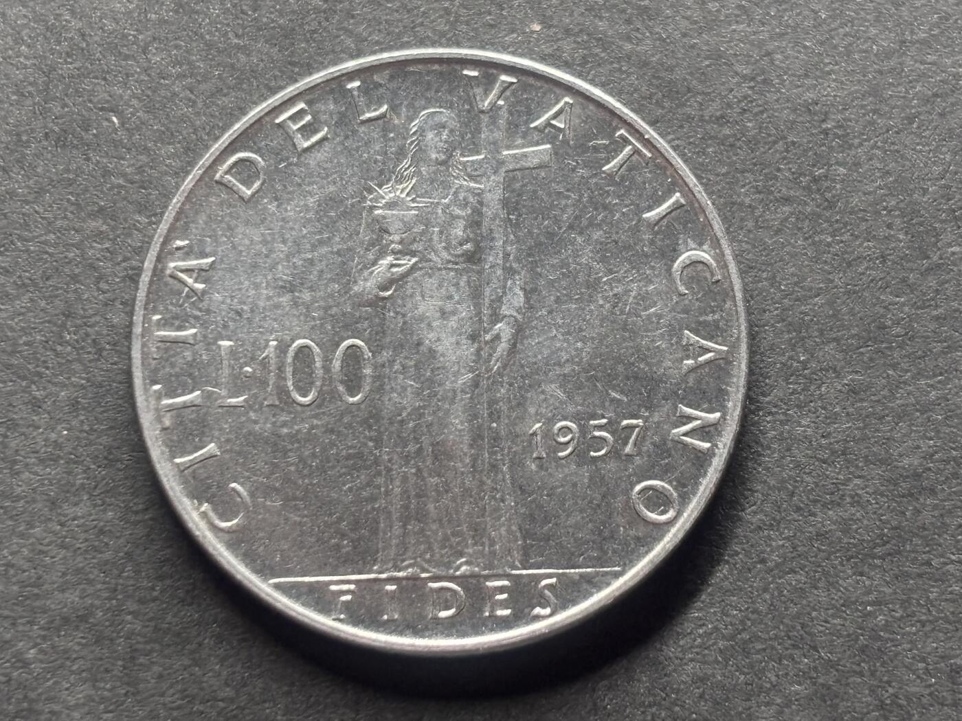 邮泉阁外国硬币限时拍卖第四十六场 （硬币在国外，请付邮费6元） 梵蒂冈