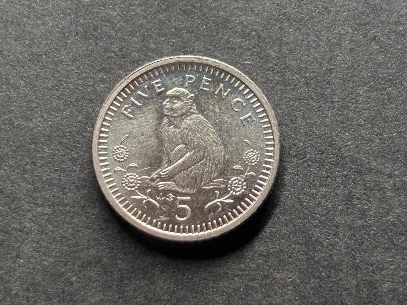 邮泉阁外国硬币限时拍卖第四十六场 （硬币在国外，请付邮费6元） 直布罗陀