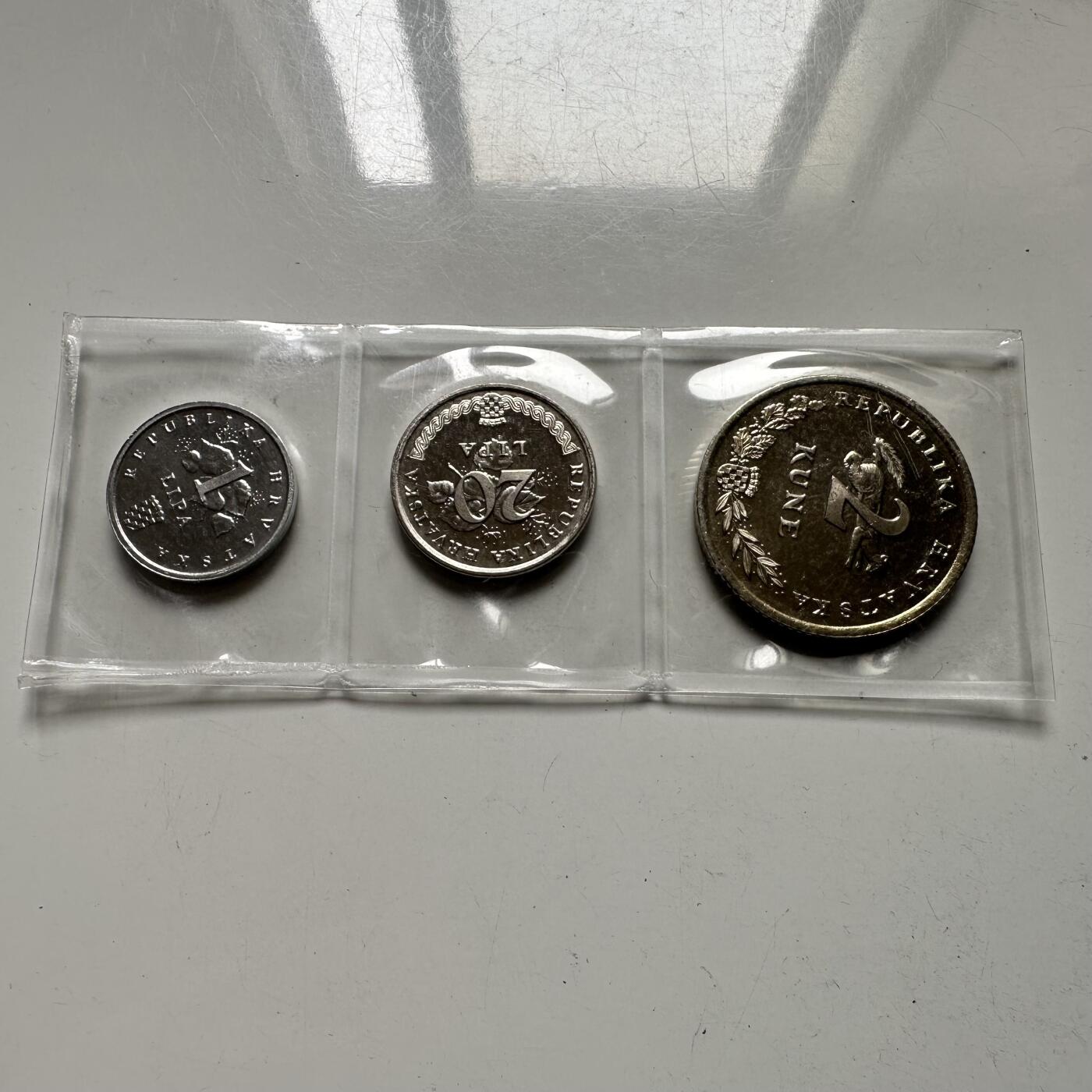 🌹外币初藏🌹🐯2026年第43场   每周二四六晚8️⃣点  世界硬币 克罗地亚1995年FAO纪念币三枚套