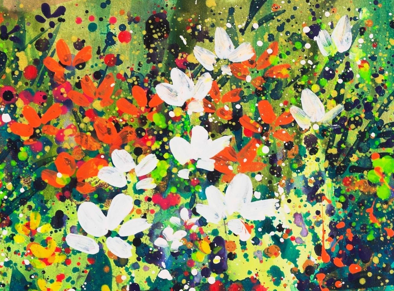 碧月说宝.当代书画专场一 莫雄 花海