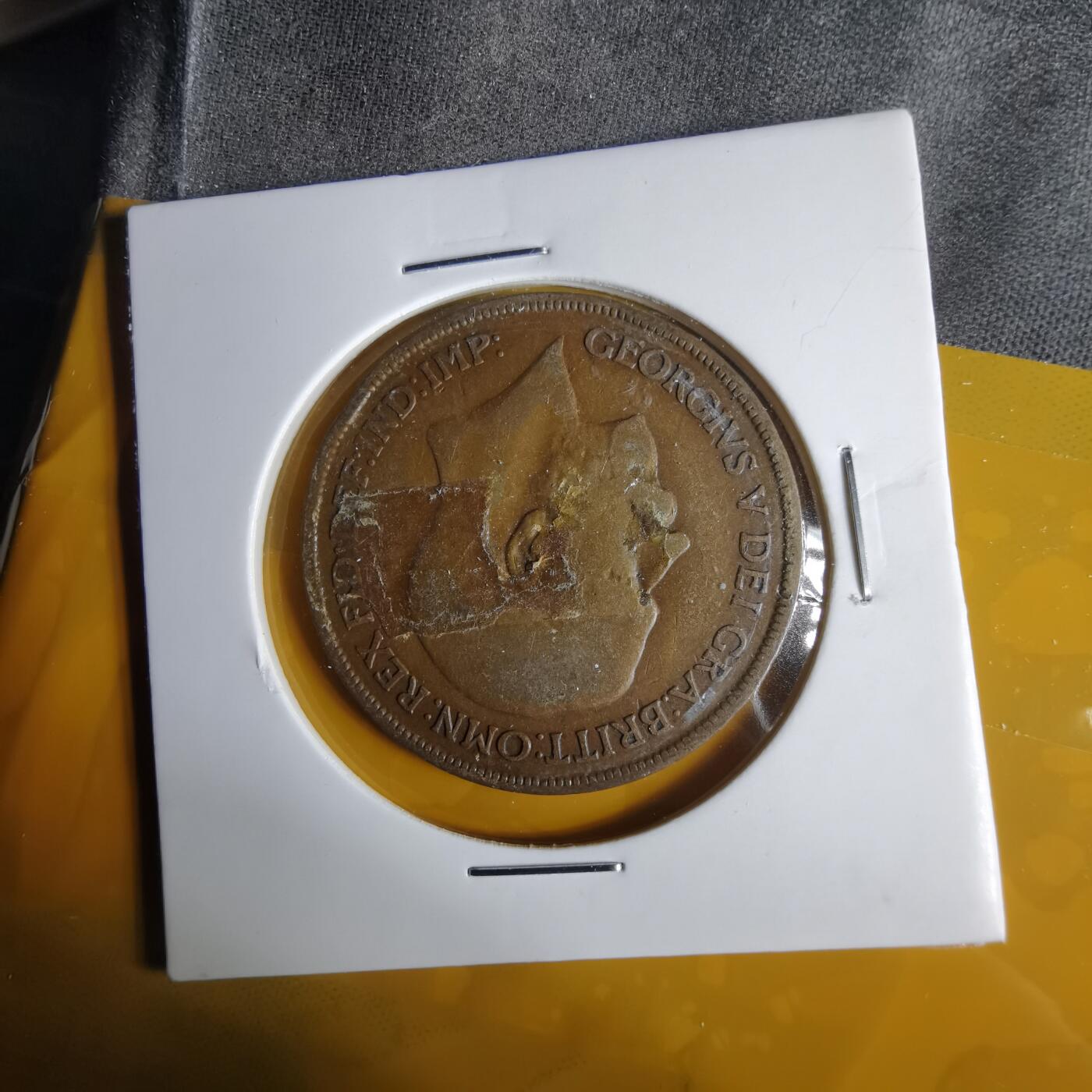 沼泽如烟--第1057场 英国1916年1便士