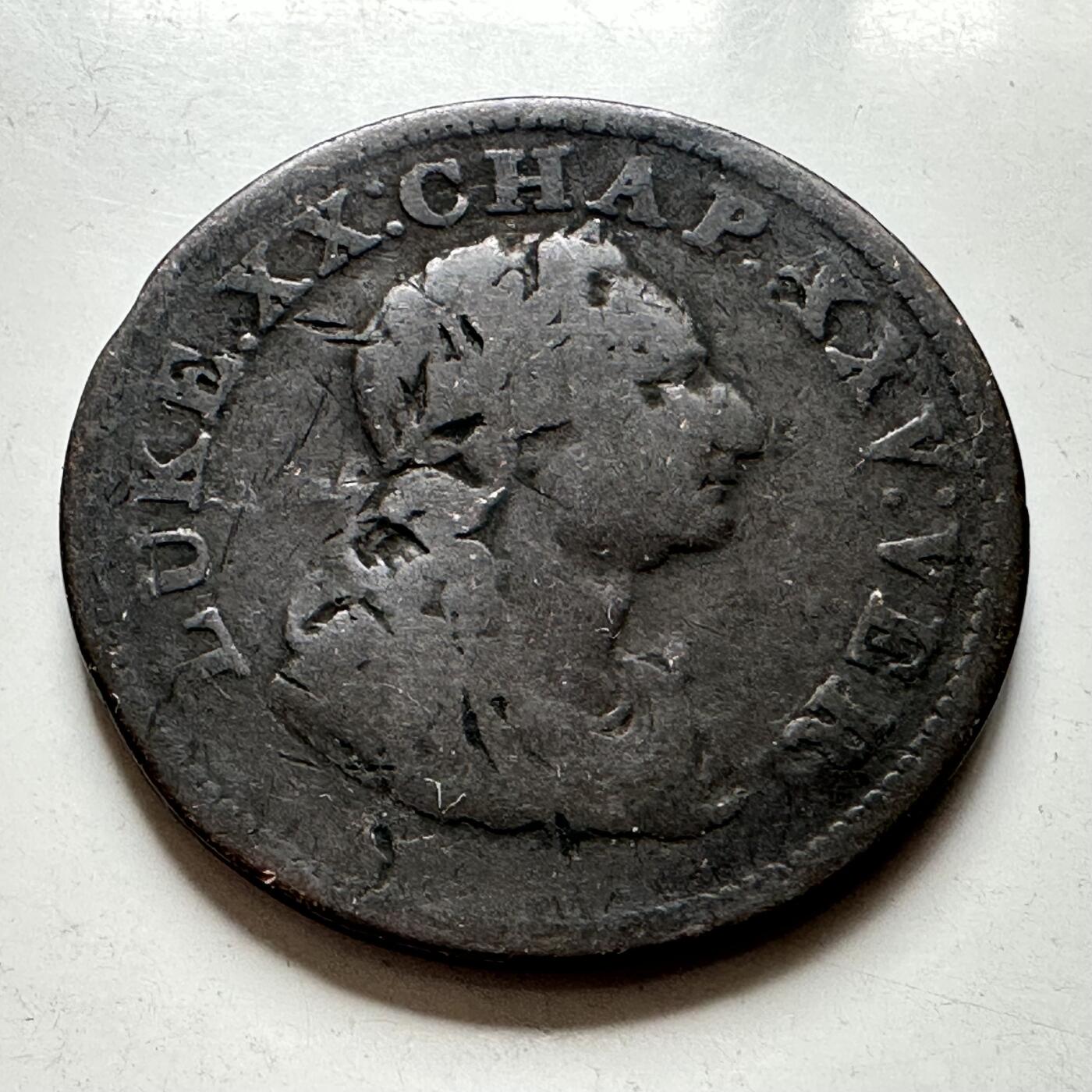 🌹外币初藏🌹🐯2026年第43场   每周二四六晚8️⃣点  世界硬币 爱尔兰1818年乔治三世一便士 33.7毫米