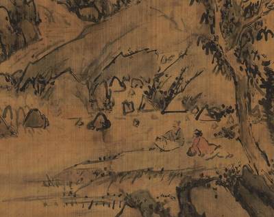 碧月说宝.近现代书画专场（九） 高其佩（款） 指画论道图