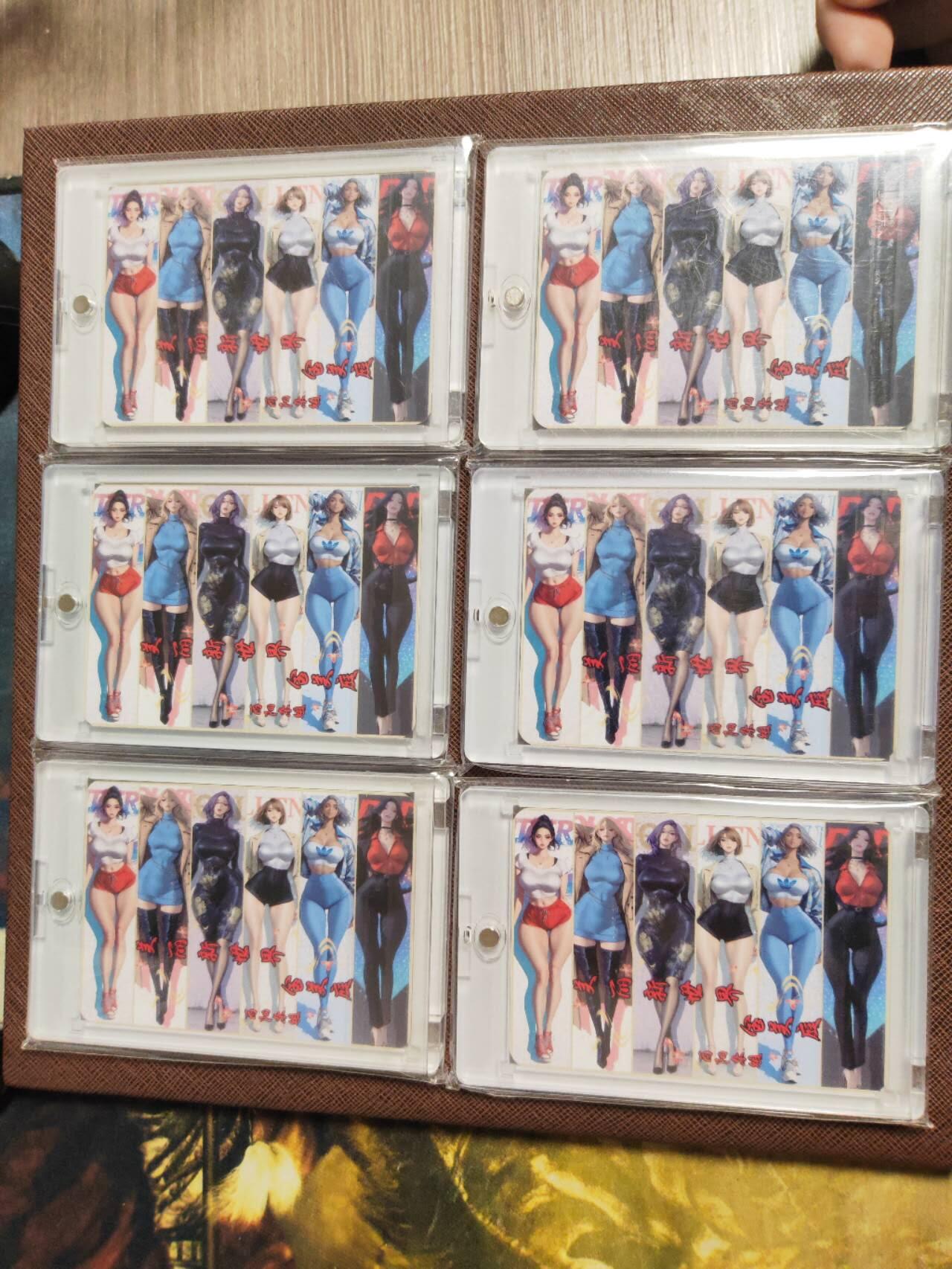 第111期阳大大卡牌拍卖第111期（持续收拍品，周五晚上九点截拍，进群福利早知道） 【首发】酉阳杂俎卡牌 美丽新世界 金美庭组长 浴室风光 6张 普彩镜面硬卡 带卡帝专属色卡砖