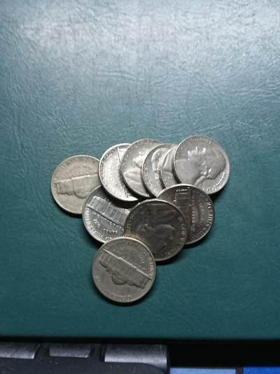 松南世界钱币——260415 美国5美分镍币10枚3