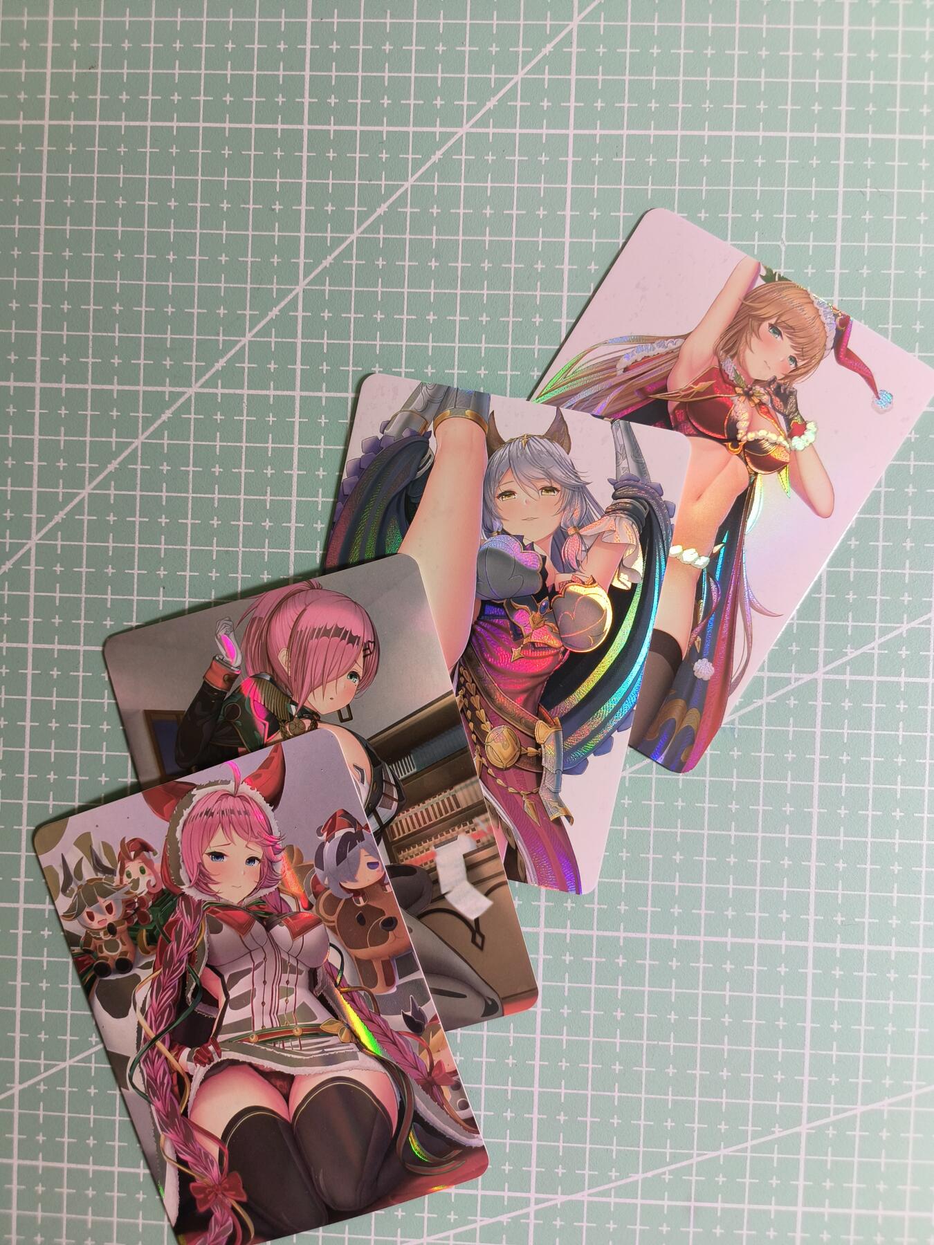 C先生卡牌 第27期 持续收拍品中…零手续费代拍 【彩闪】卡通·动漫·游戏·古风  4张 