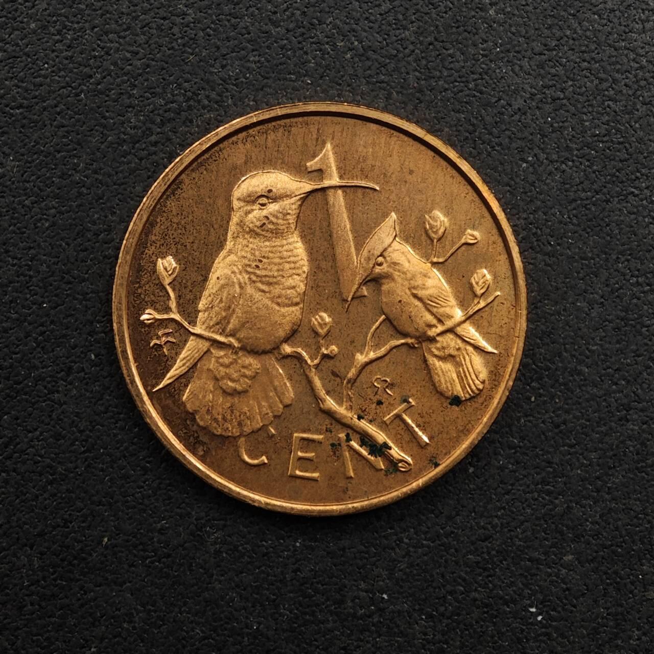 【淘币小摊】实时拍第八百九十二拍   散币场    每周一统一发货 英属维尔京1973年1分精制铜币