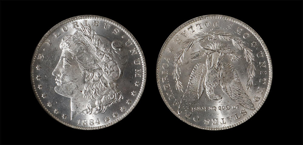 南京三省2026年春季拍卖会 世界币章&现代币 1884年美国摩根银元