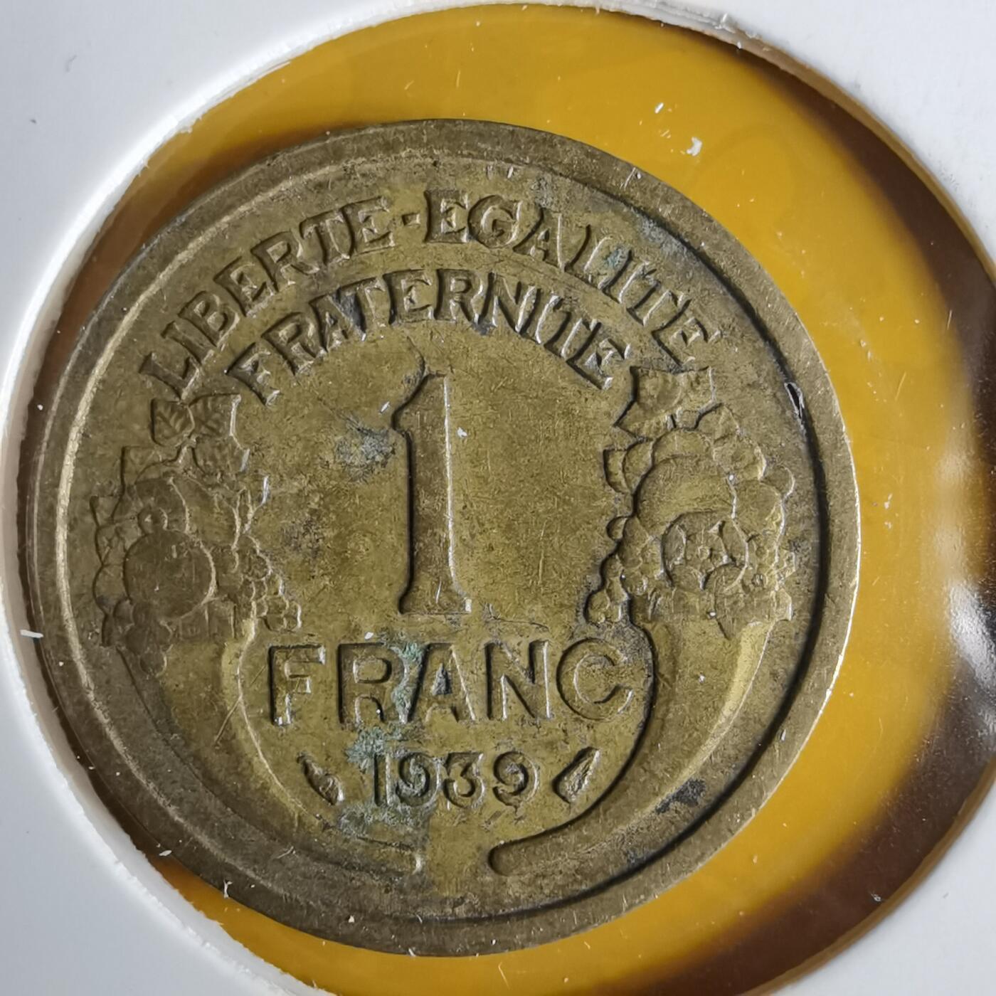 沼泽如烟--第1057场 法国1939年1法郎