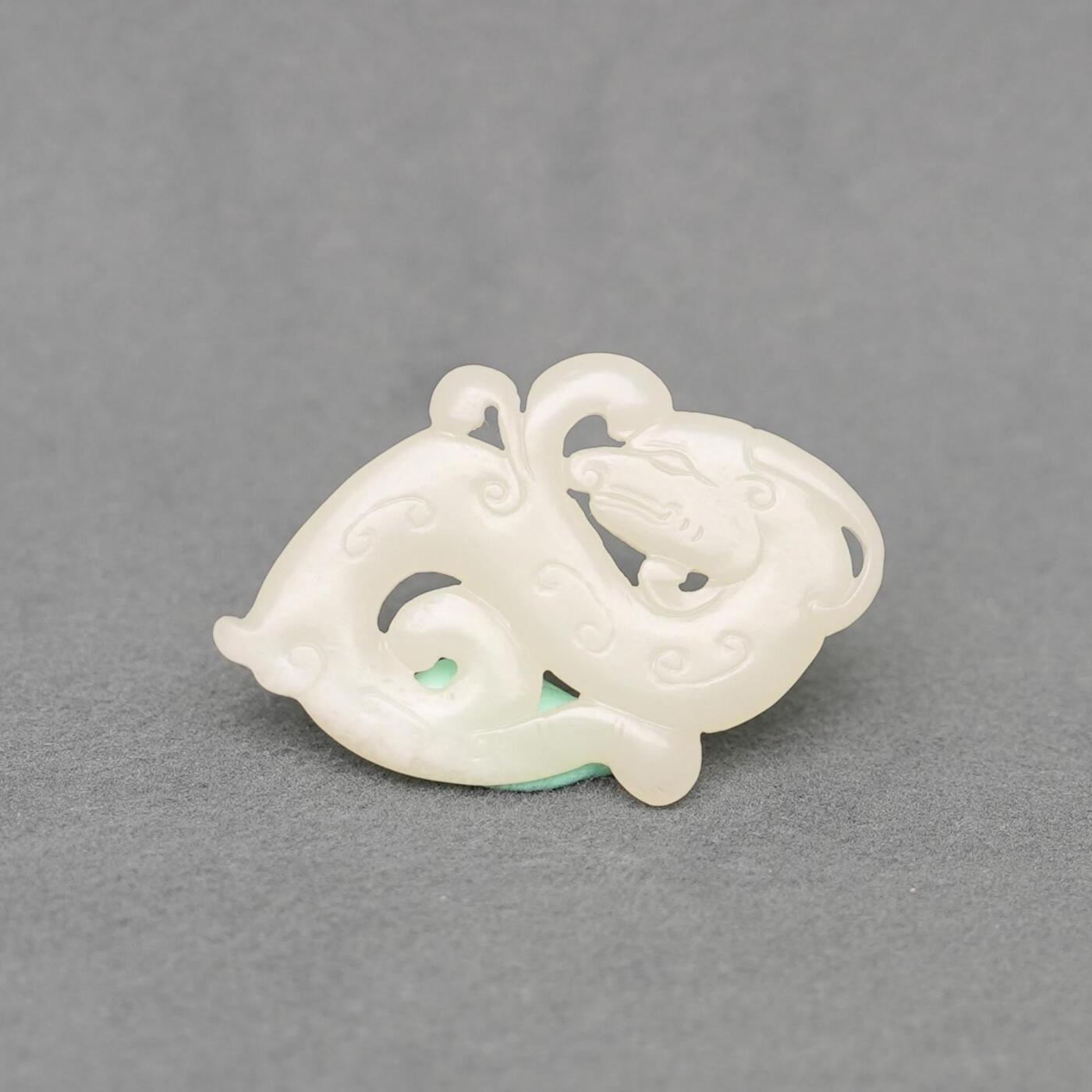 碧月说宝.韫玉流光-南京文物公司明清玉器专场（一） 玉龙佩