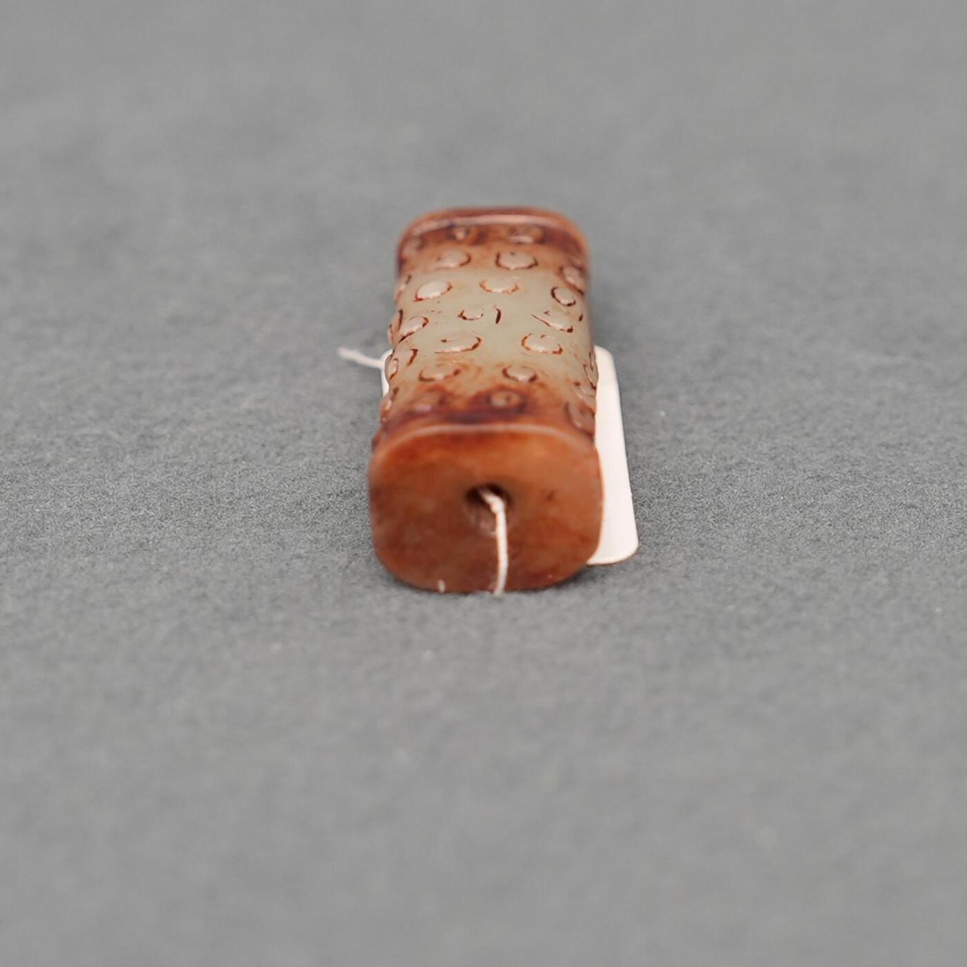  碧月说宝.韫玉流光-南京文物公司明清玉器专场（二） 玉谷纹勒子