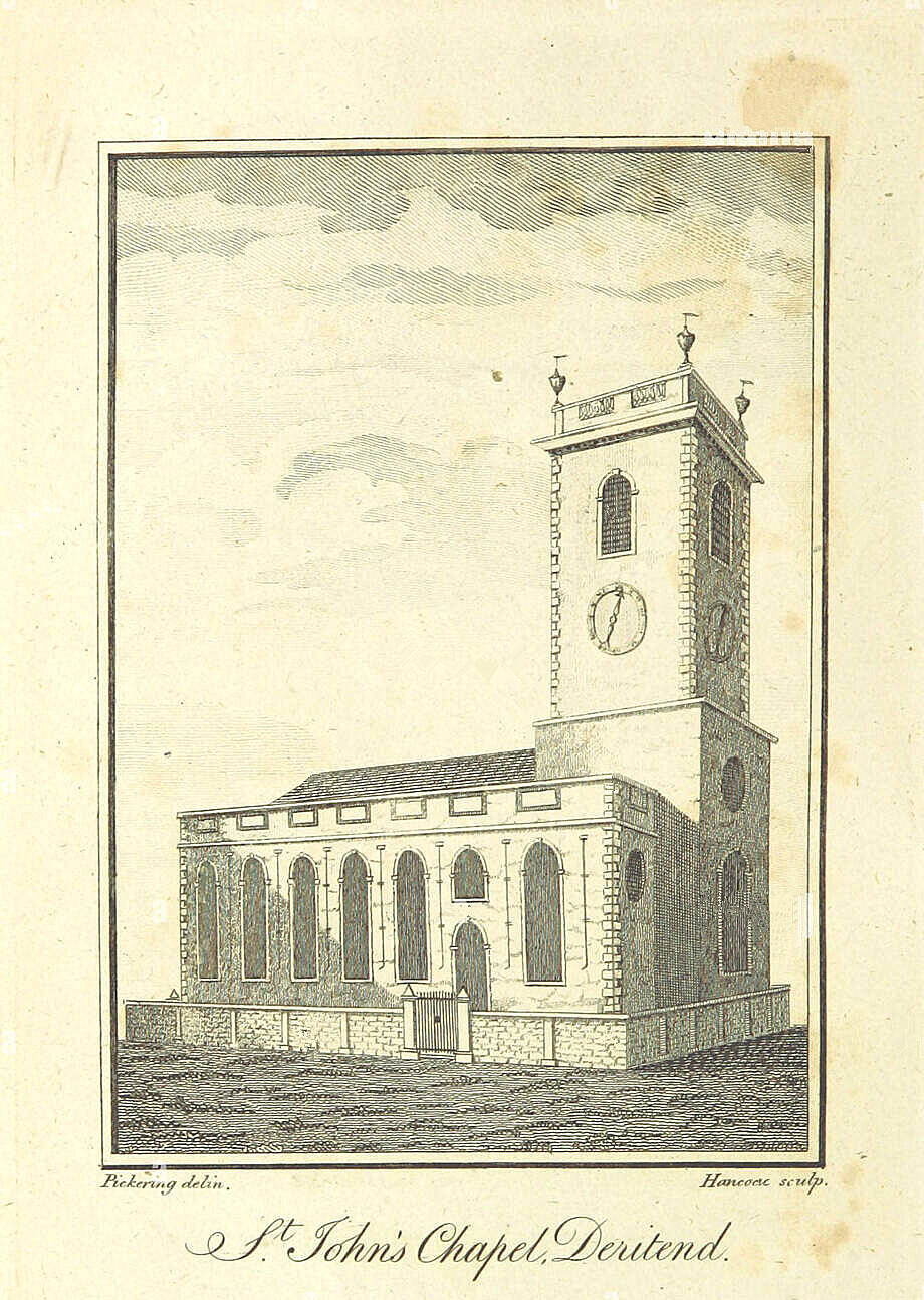 【俄甄集藏】满园春色-2026年(051)04-22星期三 晚 19:30 全场包邮 英国1790年代沃里克郡伯明翰纽扣制造商彼得·肯普森1/2便士圣约翰礼拜堂商业代用铜币，NGC MS64，巧克力包浆，类精制底板，原光品相，设计精美，币完好，划痕是外盒上