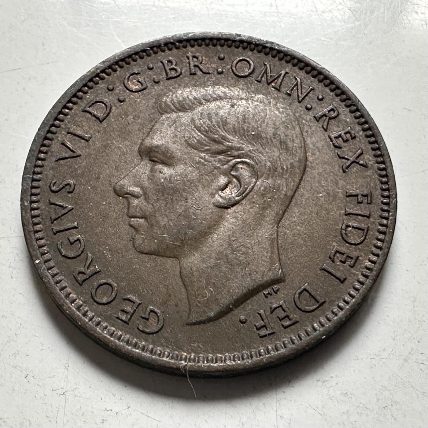 🌹外币初藏🌹🐯2026年第43场   每周二四六晚8️⃣点  世界硬币 英国1949年一法新