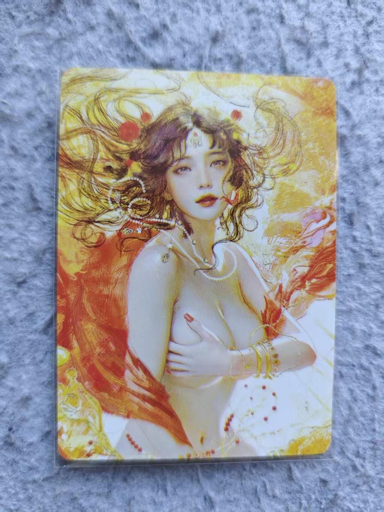 龙虎卡牌-八三场（满200元包邮，无佣金，每周六结拍，欢迎送拍） 普卡 焱卡文化 红楼梦 刷子 - 大头卡秦可卿