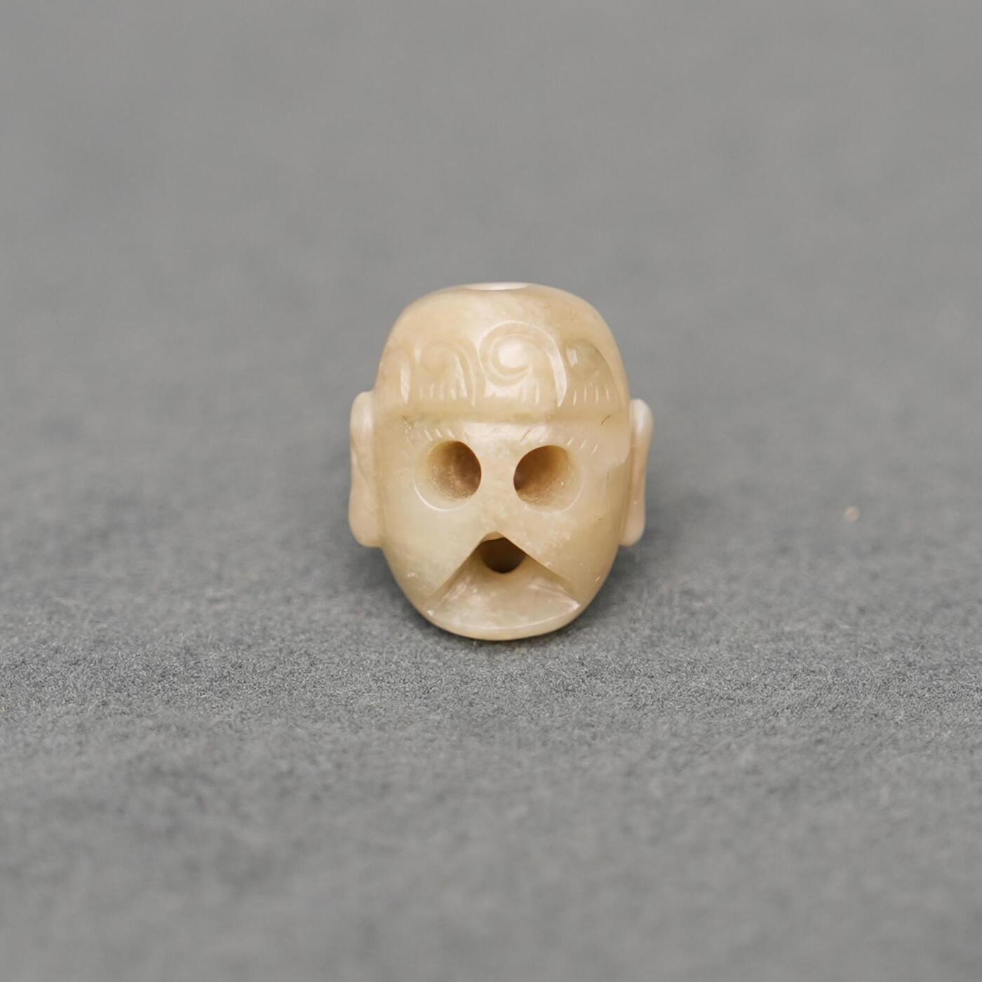  碧月说宝.韫玉流光-南京文物公司明清玉器专场（二） 通天孔迦楼罗头