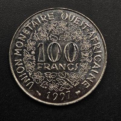 【淘币小摊】实时拍第八百九十三拍   散币场    每周一统一发货 - 西非1997年100法郎镍币