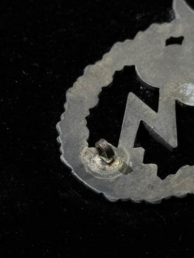 戎马世界章牌大赏第115期 德国二战对地攻击奖章，锌制