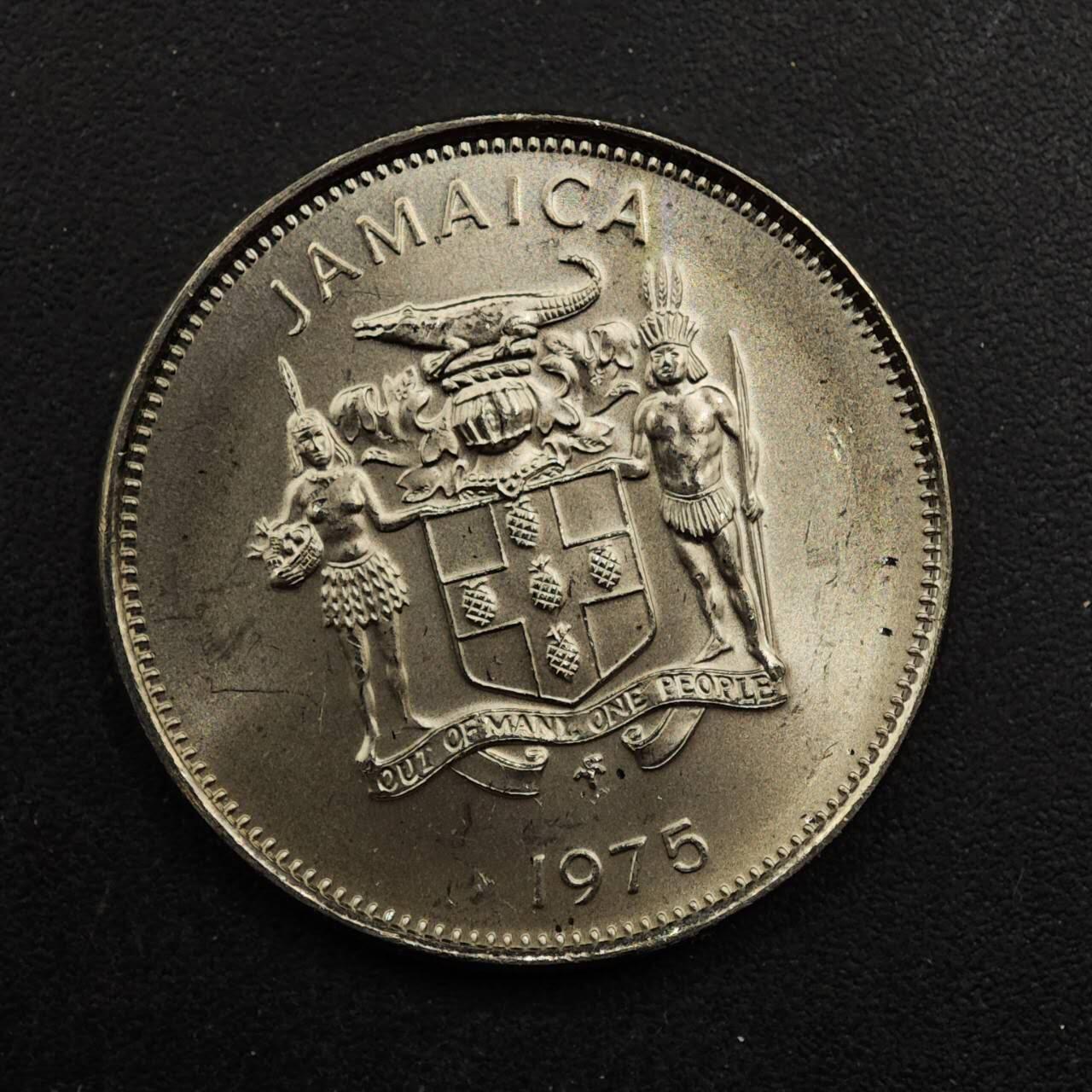 【淘币小摊】实时拍第八百九十二拍   散币场    每周一统一发货 牙买加1975年10分镍币