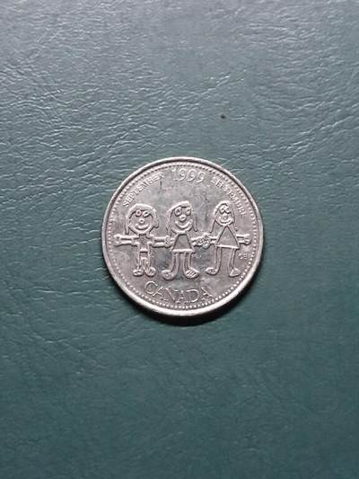 松南世界钱币——260415 加拿大25分纪念币镍币