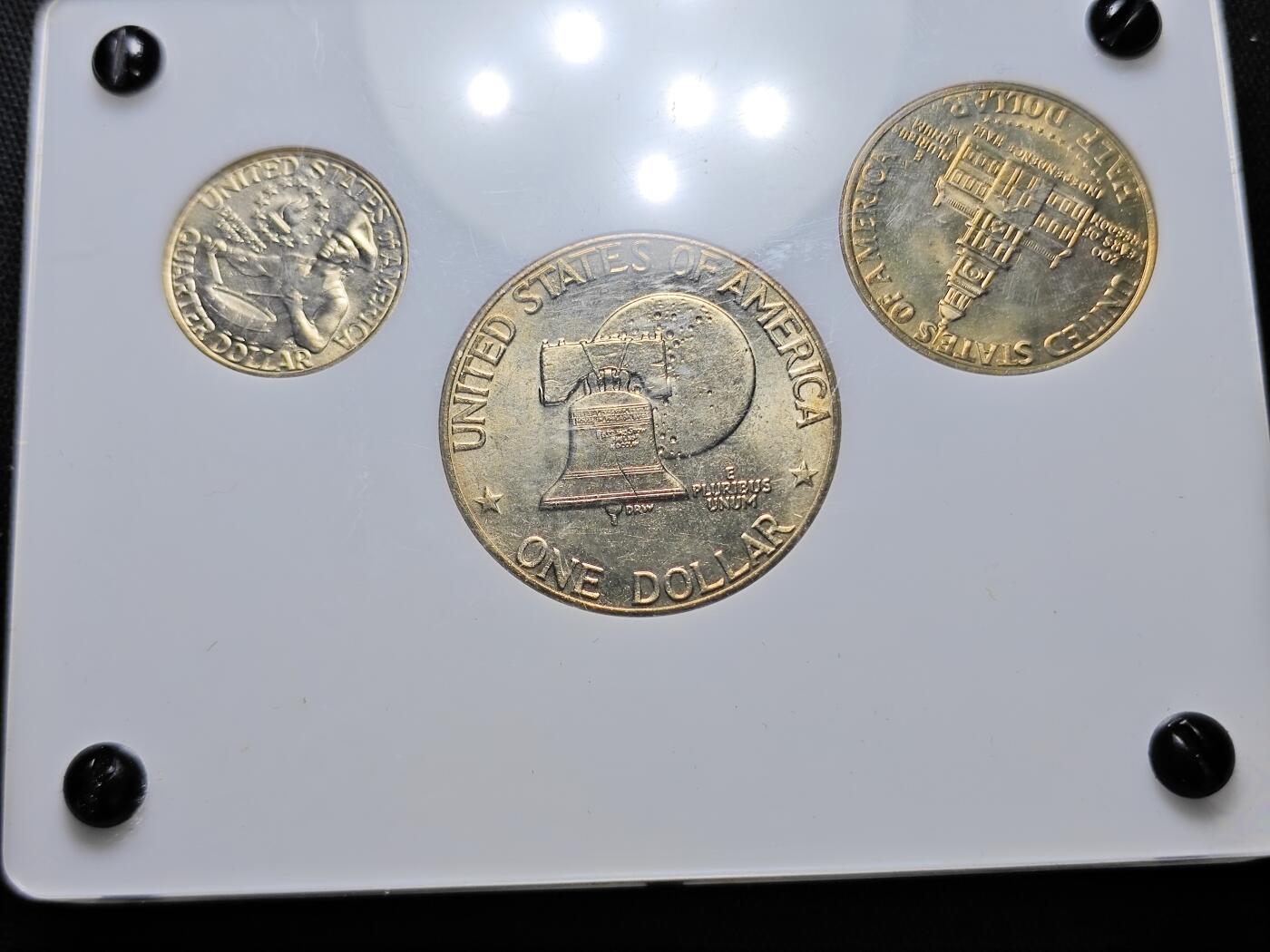 KK钱币收藏小铺   套币专场 2月预留时间 周末发货  美国建国200周年纪念套币