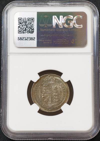 甄臻铺-世界币章拍卖（第60期），甄品场拍品征集中，送拍享返佣金等优惠多多 NGC-MS62 1887年英国1先令，酱彩，状态顶级