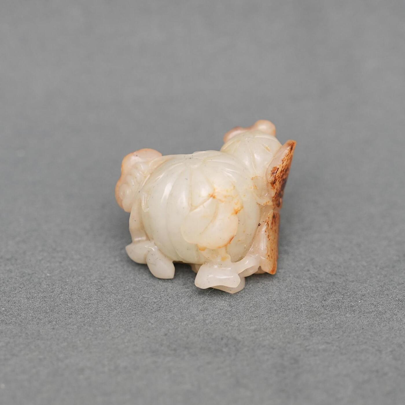 碧月说宝.韫玉流光-南京文物公司明清玉器专场（一） 带皮瓜果件