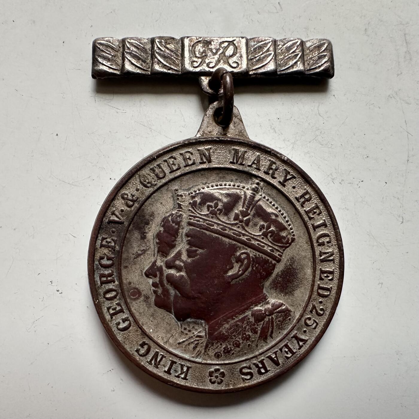 🌹外币初藏🌹🐯2026年第43场   每周二四六晚8️⃣点  世界硬币 英国 1935年 乔治五世与玛丽王后银禧纪念铜章 32.6毫米