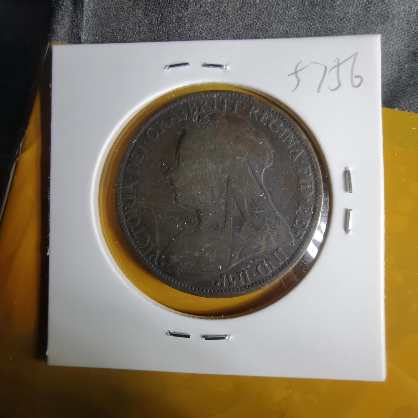 沼泽如烟--第1057场 英国1896年1便士