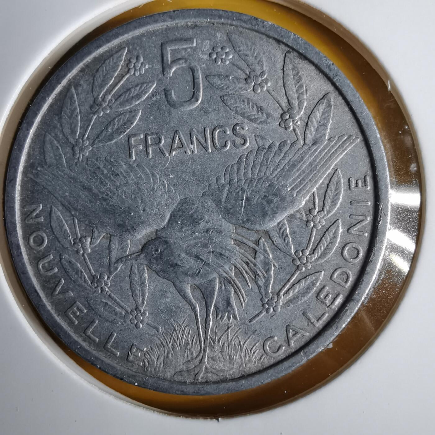 沼泽如烟--第1057场 法属新喀里多尼亚1952年5法郎