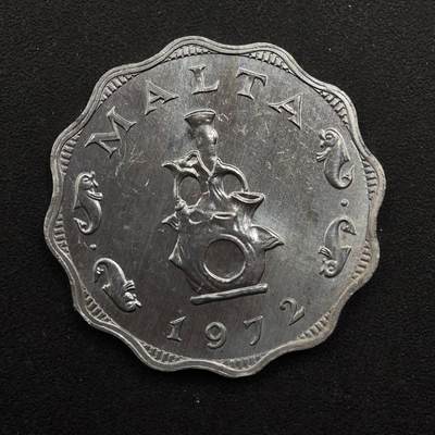 【淘币小摊】实时拍第八百九十二拍   散币场    每周一统一发货 - 马耳他1972年5米尔铝币