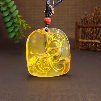 碧月说宝.君子怀瑾·当代和田玉清风专场(九) 俄料金珀雕刻件