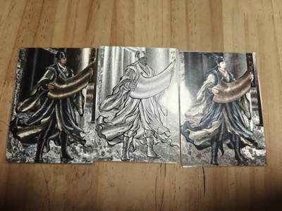 寸草不生 马年拍卖第三期 GOGOGO   张建东水浒 第二弹   原色 水墨 线稿 粗闪 一组 神机将军 朱武