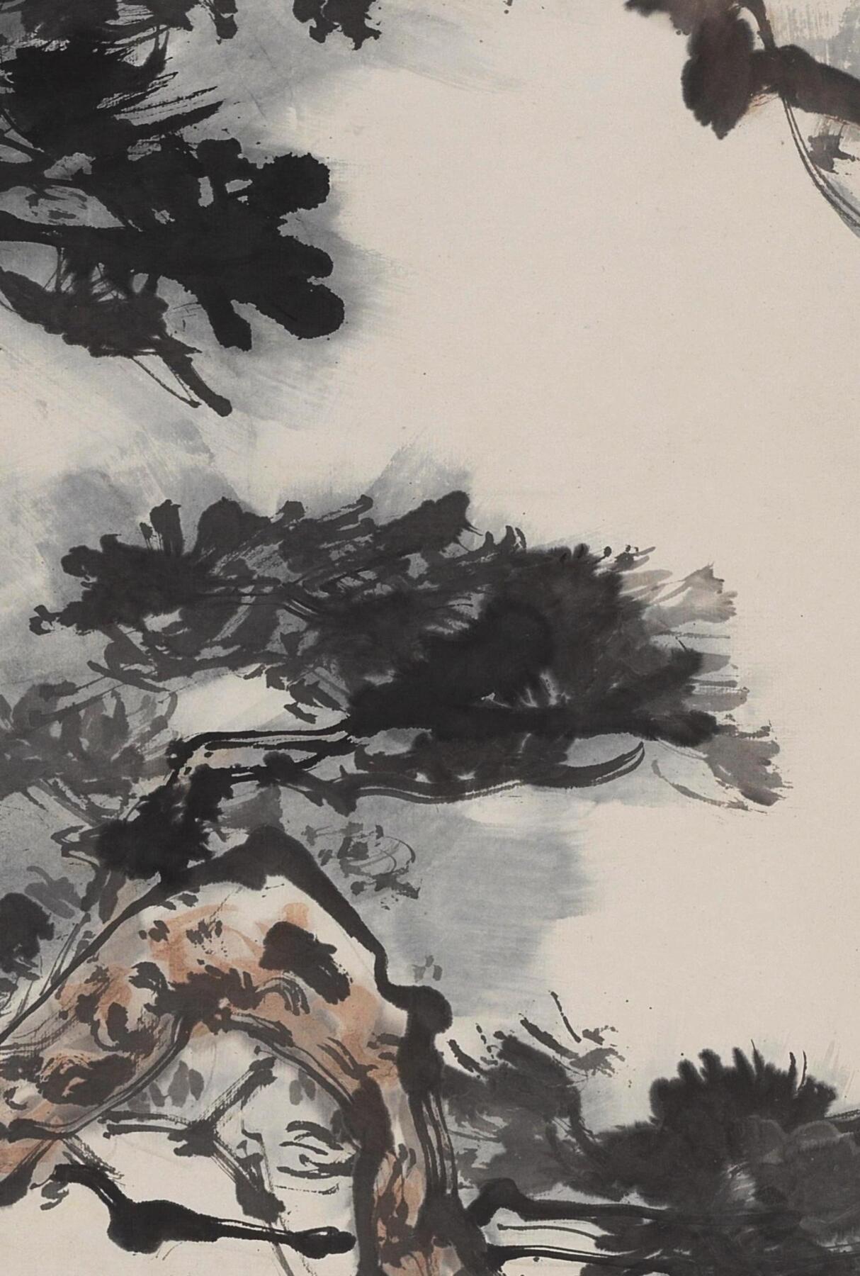 国有文物商店书画专场（六） 陈子毅 松鹤延年