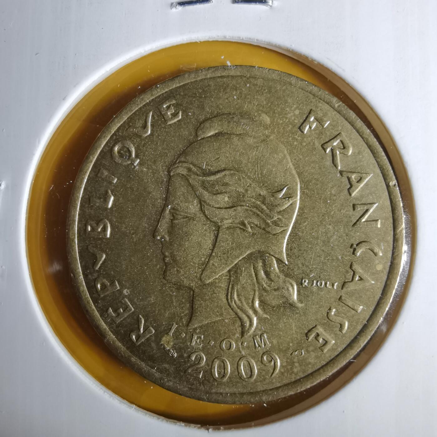 沼泽如烟--第1057场 法属波利尼西亚2009年100法郎