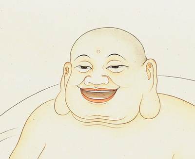 碧月说宝.近现代书画专场（九） 贾瑞峰 大欢喜心