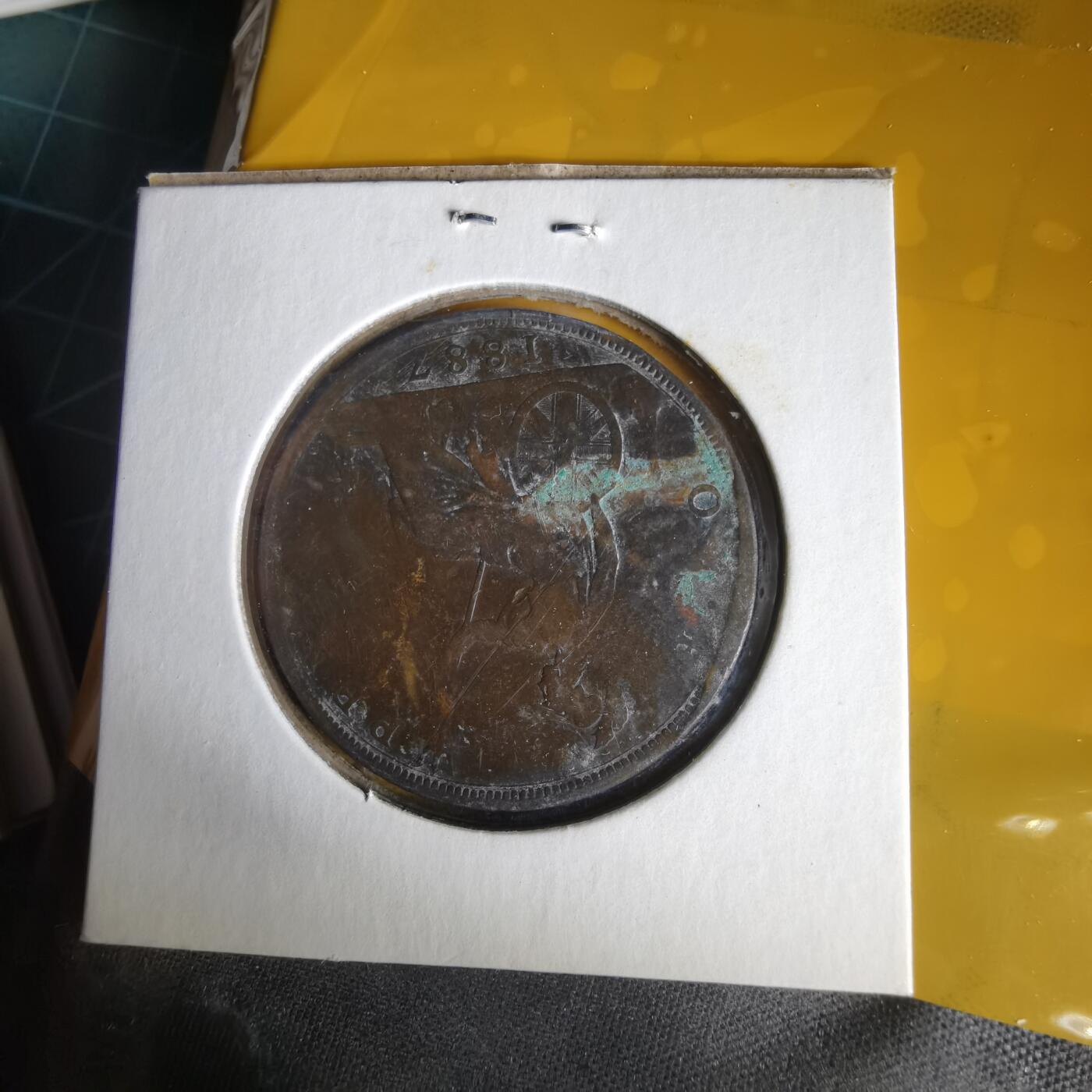 沼泽如烟--第1059场 英国1887年1便士