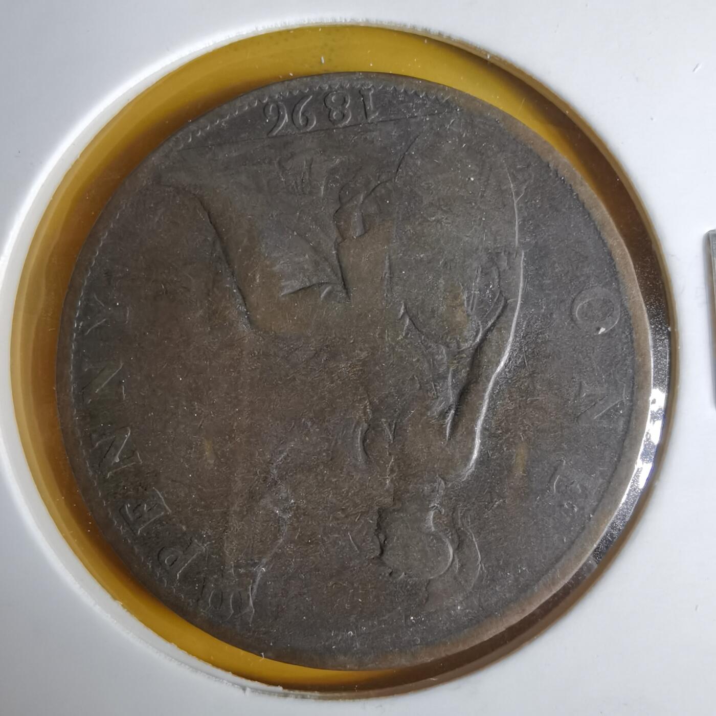 沼泽如烟--第1057场 英国1896年1便士