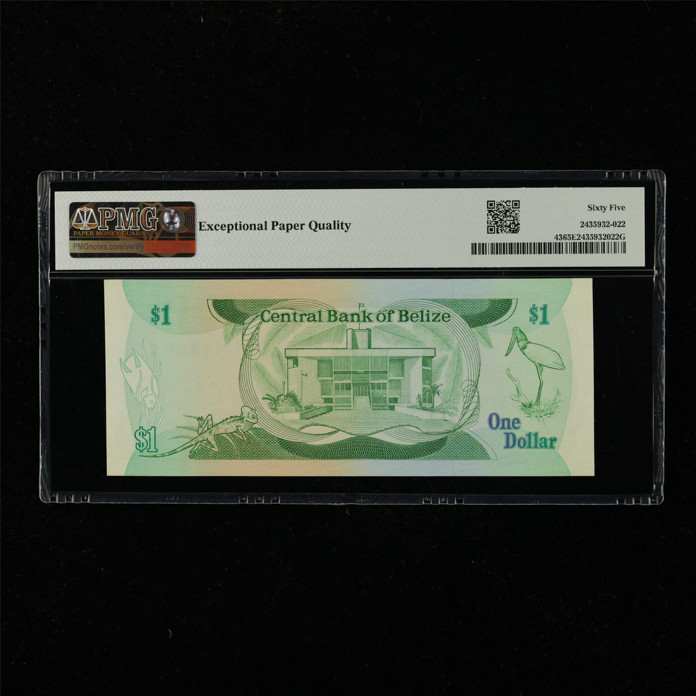 【亘邦集藏】第228期拍卖 1983年 伯利兹1元 PMG 65EPQ A/6 488582
