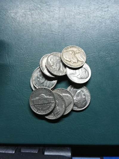 松南世界钱币——260415 美国5美分镍币10枚4