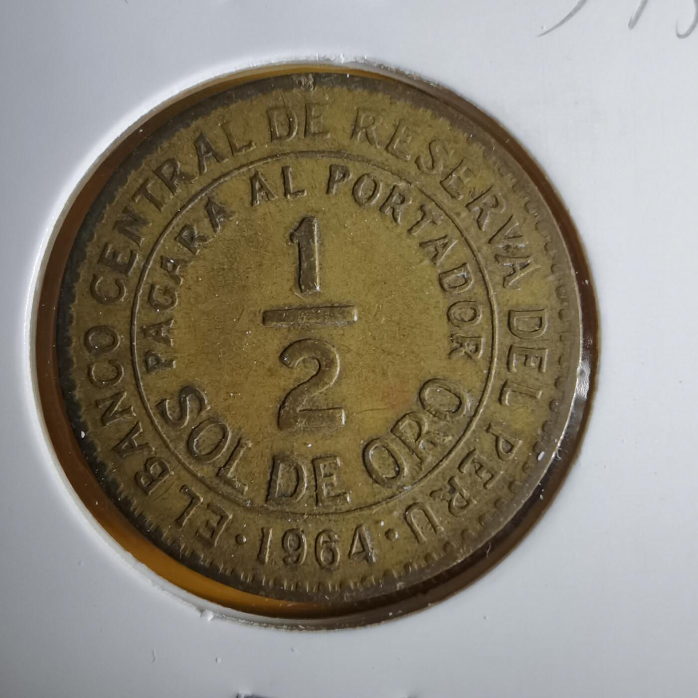 沼泽如烟--第1057场 秘鲁1964年半索尔