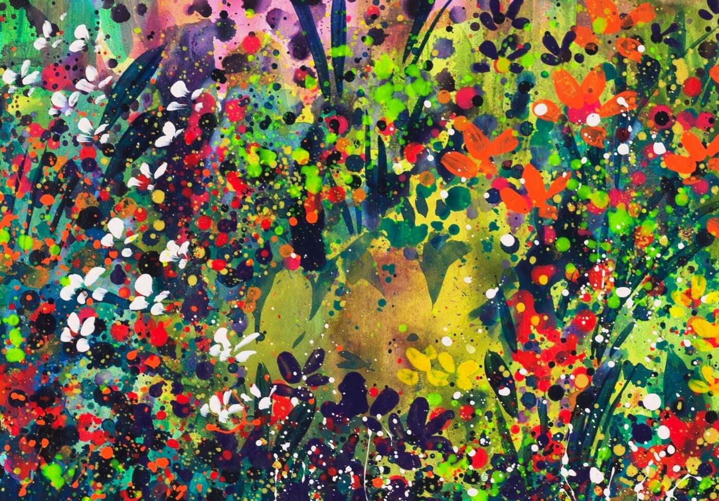 碧月说宝.当代书画专场一 莫雄 花海